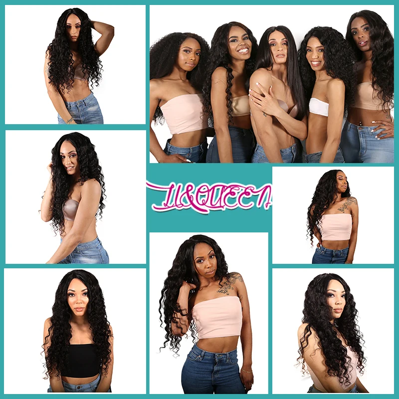 loose deep wave bundle with clsoure