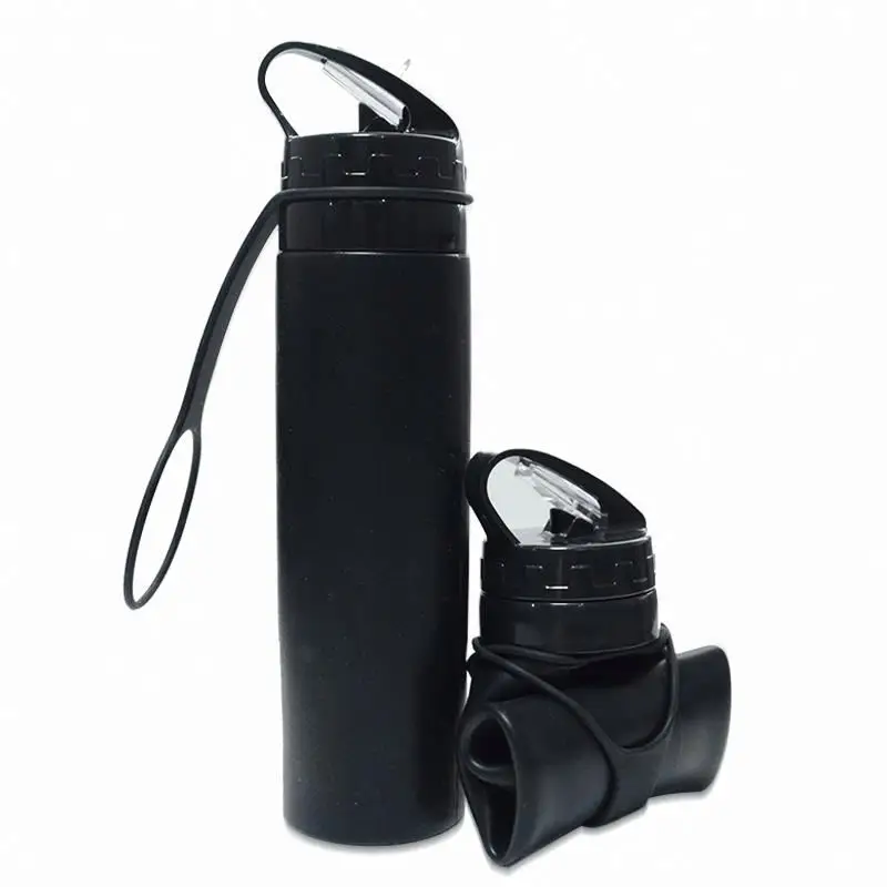 

Bpa Free Leak-Proof Sports Waterbottle Foldable Collapsible Water Bottle, Black,blue,red,green,orange or customized color