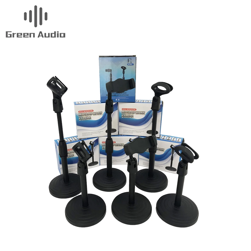 

adjustable Round Base Desktop Table Microphone, Black