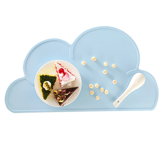 

Kitchenware Shape Of The Clouds Non-slip Placemat Cute Style Washable Placemat, Color