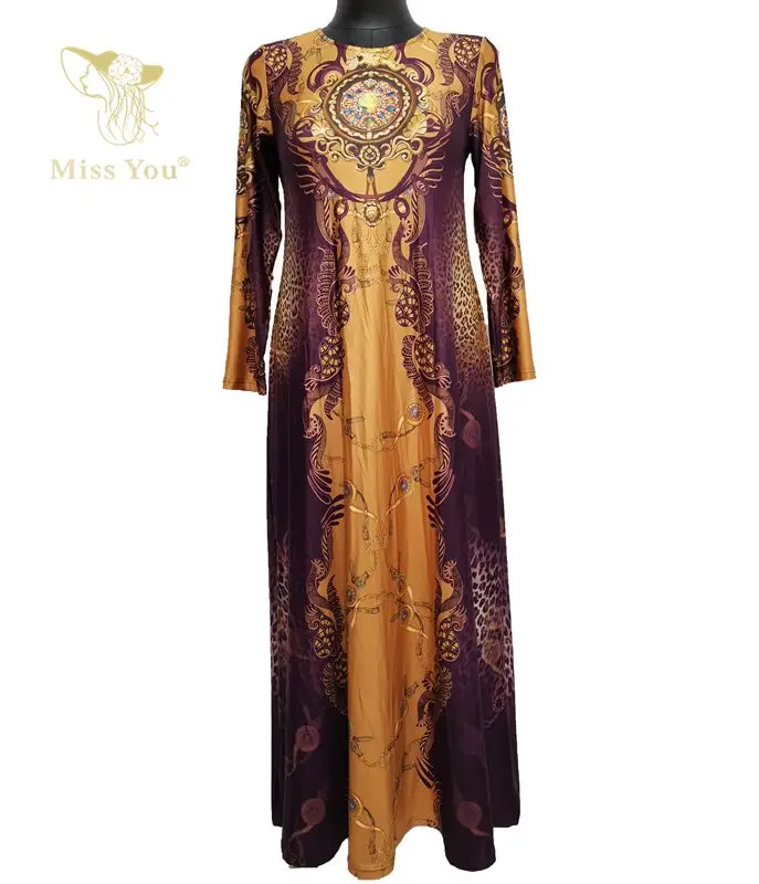 

Muslim Printed Islamic Women Dress, Custom Dubai Moroccan Kaftan/Djellaba/Abaya Islamic