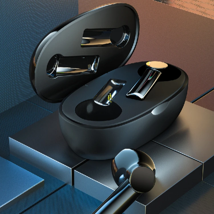 

Tws 05 bt 5.0 type-c wireless stereo ear earphones headset headphones earphones china wholesale kz earphones gamer, White black