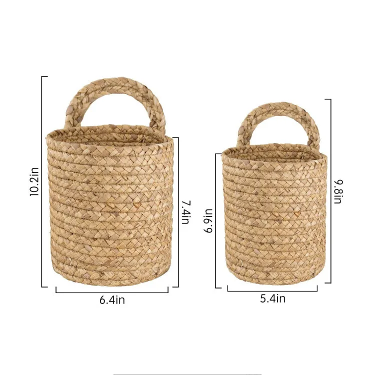 woven seagrass belly basket