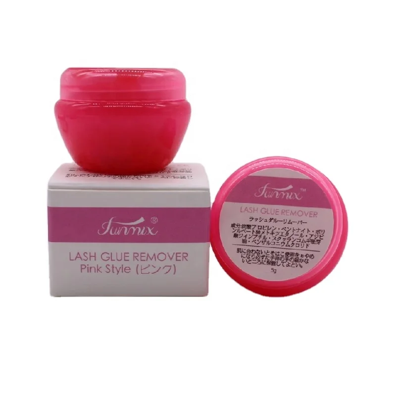 

Wholesale Private Label Funmix Cream Remover 5g pink No Stimulation Fast glue Remover