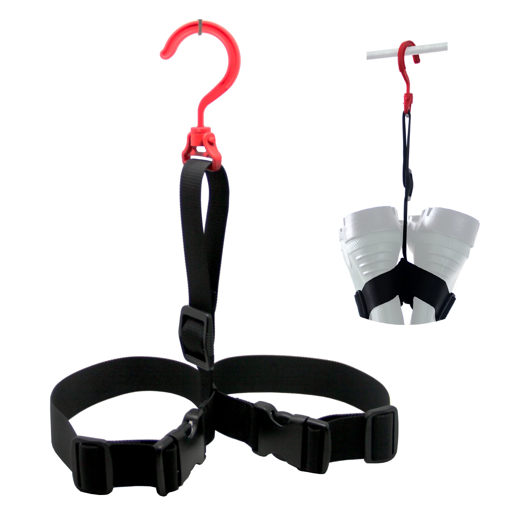 

SAMSFX Fishing Wader Boot Hanger Hanging Strap Belt for Drying Wader Rack Storage