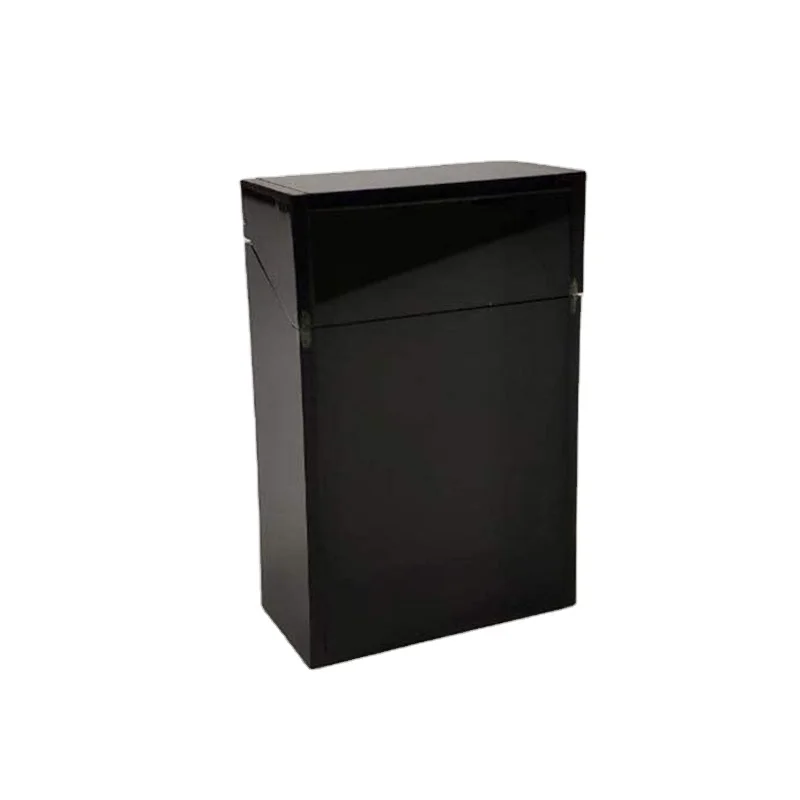 

Custom Plastic Acrylic Black Cigarette Case for 84mm cigarettes, As your design