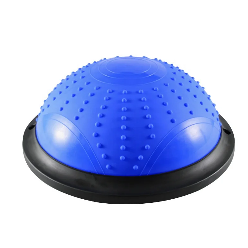 

Hot Selling Home Fitness Sports Yoga Equipment Pilates Ball Wave Fastball Yoga Massage Balance Ball Hemisphere