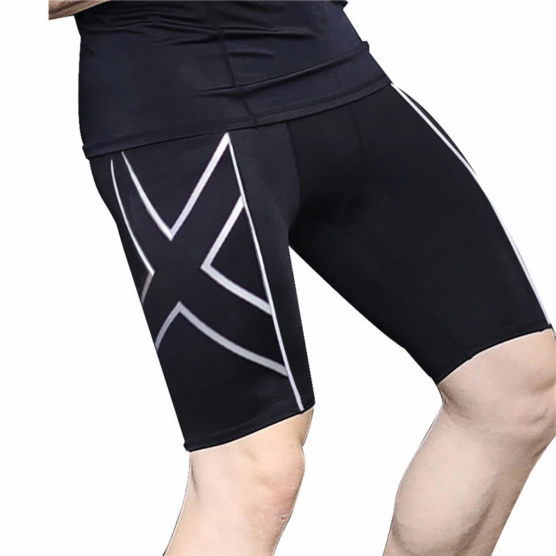 

Breathable Running Shorts Logo Custom Compression Men's Slim Fit Gym Shorts Training Pants Quick Dry Men Sport Shorts
