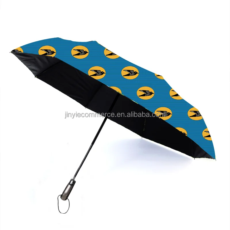 

2021 large umbrella waterproof Auto open African wax automatic fold umbrella