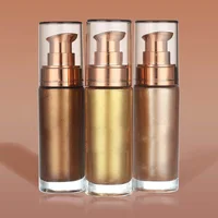 

Professional Sunshine 3 colors Rose Gold Body Shimmer Oil Organic Mineral Shimmering Dry Oil