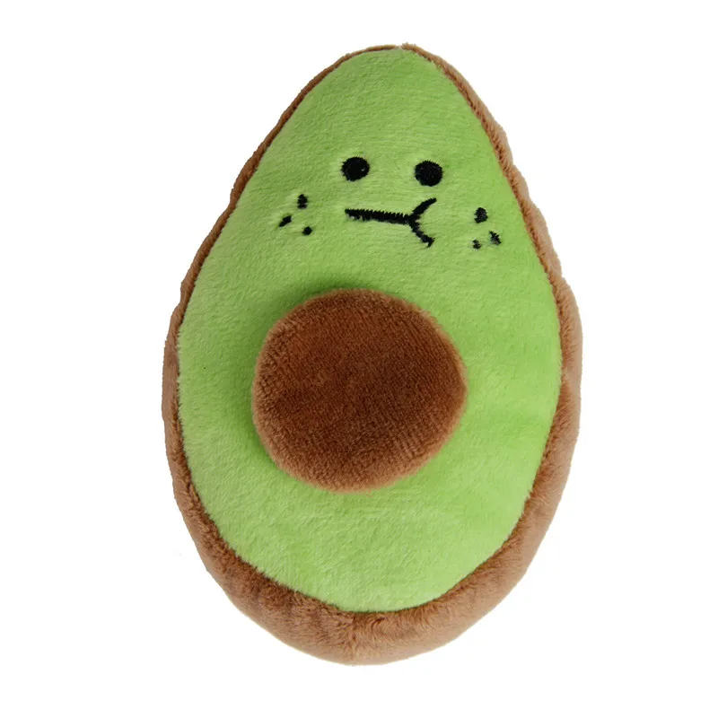 

New Mini Avocado Anti Bite Dog Toys Creative Chicken Drumstick Toy Peluches Kawaii Pet Supplies, Colorful
