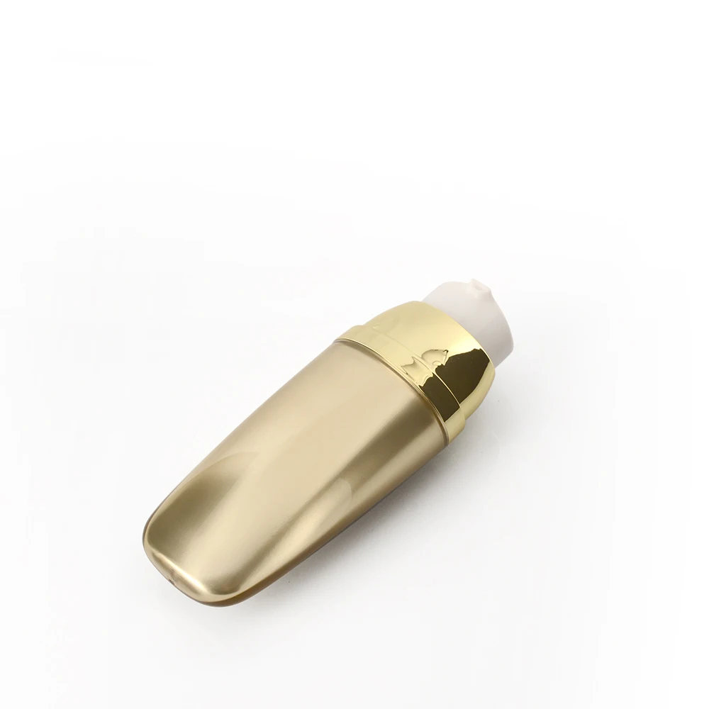 15ml 30ml 50ml Gold Plastic Cosmetic Containers Making Up Bottles ISO90001