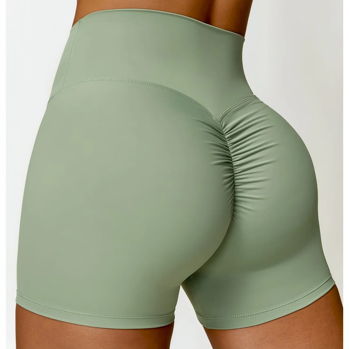 High Waist Scrunch Butt Lift Yoga Shorts
