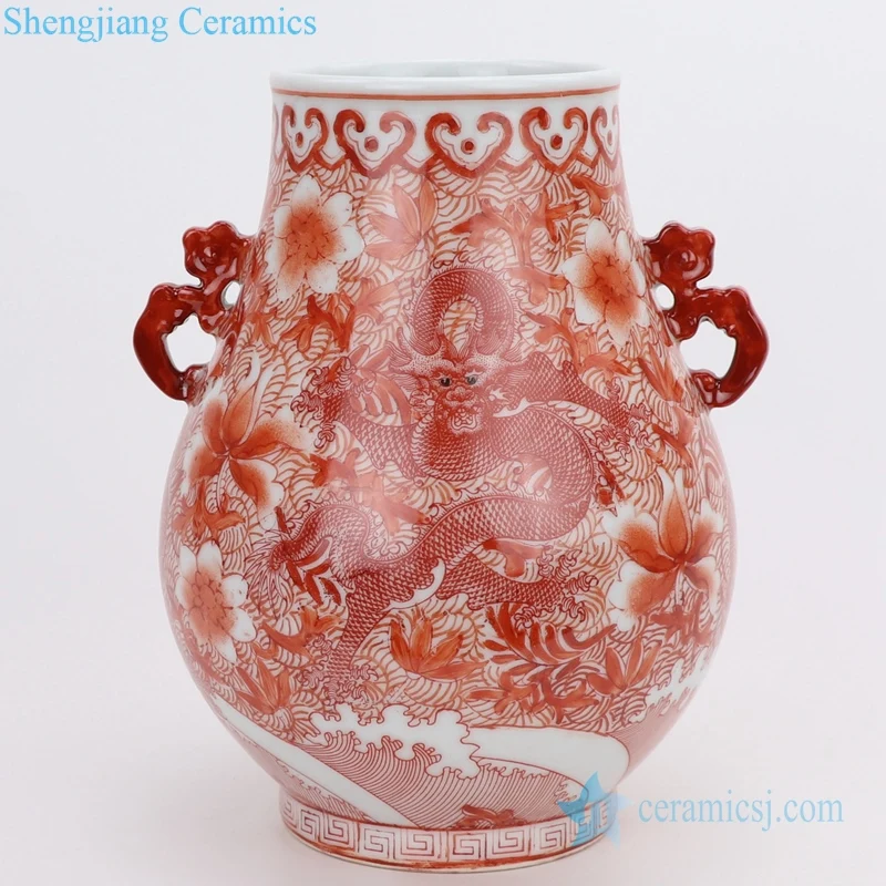 los padres de crianza Limpiamente Contando insectos Rzkd04 High Quality Hand Draw Red Dragon In Blue Cloud Pattern Ming Dynasty  Antique China Vase - Buy Blue White Dragon Vase,Cobalt Blue Vase,Imperial  Ceramic Vase Product on Alibaba.com