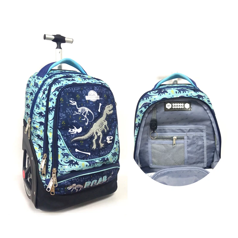 

Best-Selling School Rolling Trolley Bags Teenager Students Wheeled Backpack