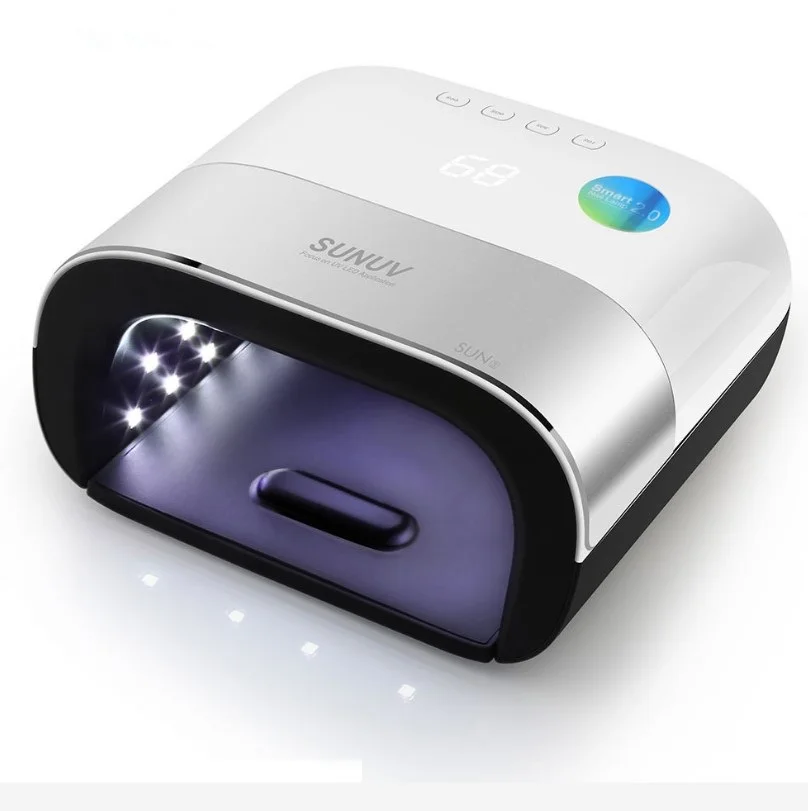 

Top selling professional manicure smart sensor digital time display curing polish dryer gel uv led nail salon lamp led 48w