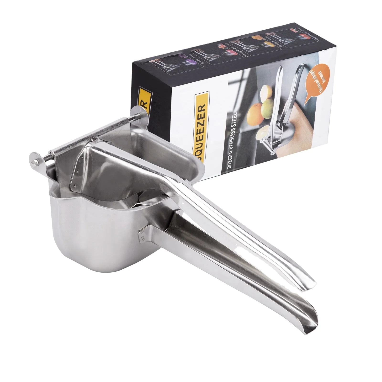 

Fruit Manual Juicer, Stainless Steel Detachable Lemon Press, Premium Lemon Citrus Juicer Squeezer