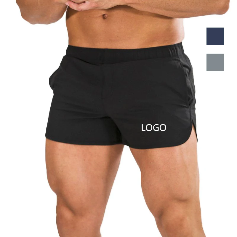 

Running Men Gym Shorts Custom Sweat Shorts Wholesale Elastic Polyester Casual 100% Polyester Print Pattern Board Shorts 3 Colors