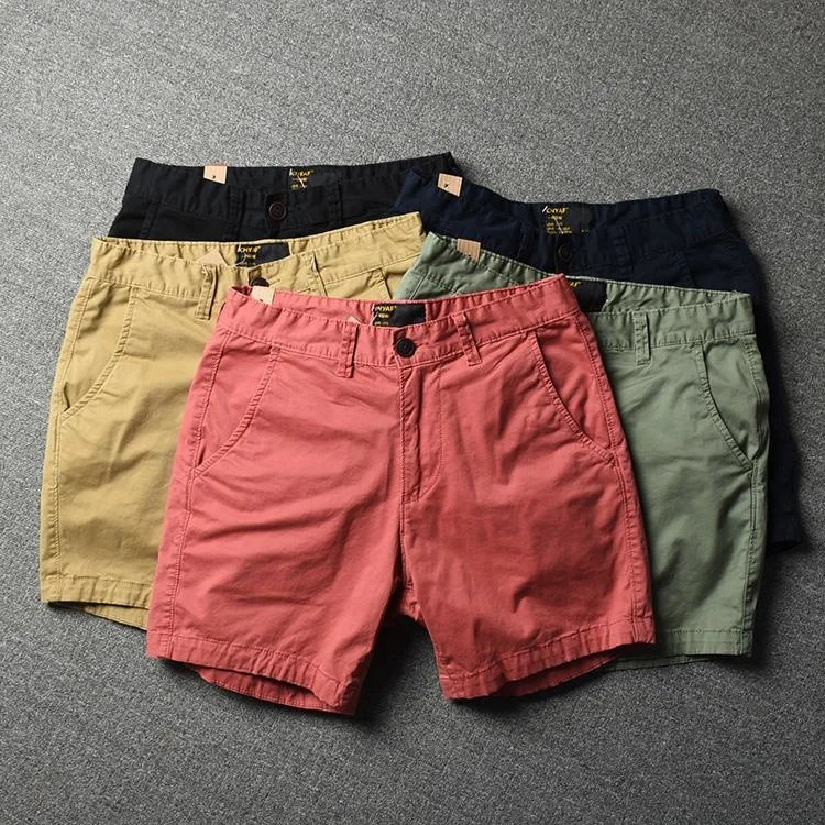 

men's summer bermuda shorts Mens Blank above Knee Short Pants Man casual fashion 3 length Trousers clothes