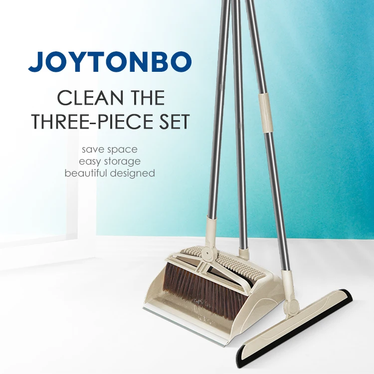 

Amazon 3 in 1 Brooms Wholesale indoor sweeping floor brooms Scraper, Khaki
