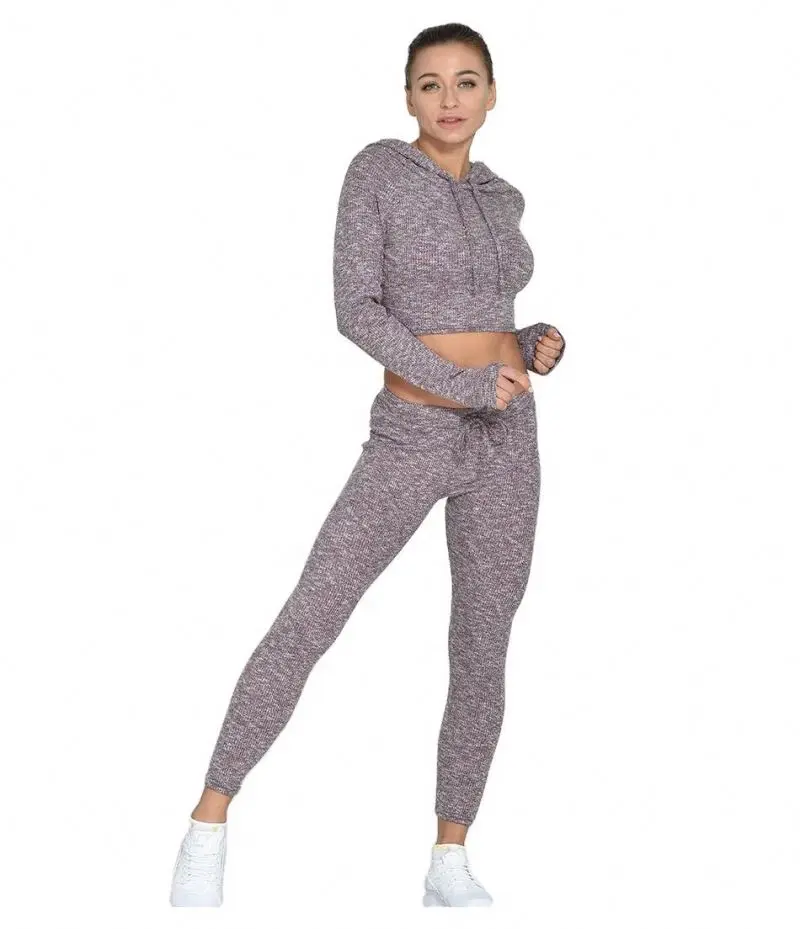 

2021 new arrivals Rib yoga suit leggings with pockets yoga pants sets