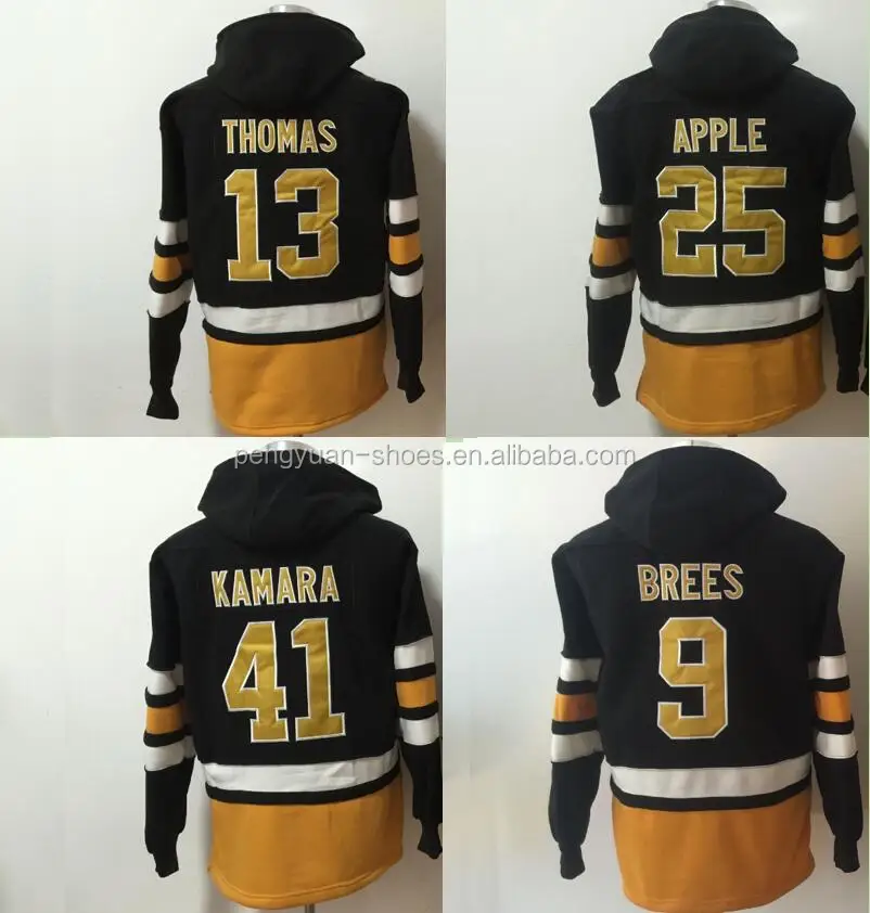 

Custom #9 Drew Brees #13 Michael Thomas #25 Eli Apple #41 Alvin Kamara Style Jersey American Football Sweater Winter Hoodie
