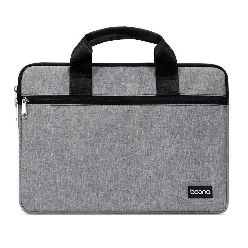 

Travel Multi-functional Laptop Case Bag Portable Business Computer Protective Cover Lightweight Laptop Bag, Black,gray