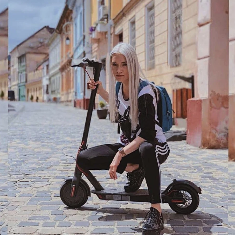 

New design electric motorcycle scooter 36v 5ah 8.5inch 350w 500w intelligent controller x7 with removable battery, Black/white