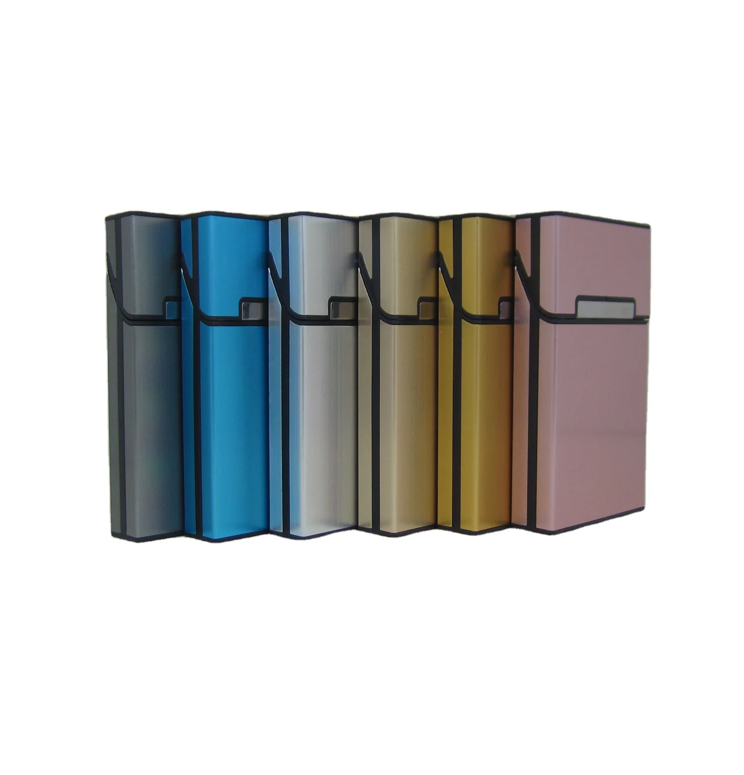 
Aluminum Cigarette Case With The Magnet Pocket Box Holder Container Storage Pack Case for women 