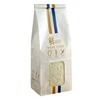 printed food grade self-sealing greaseproof kraft paper bags for 5-7 pieces toast or bread with clear window