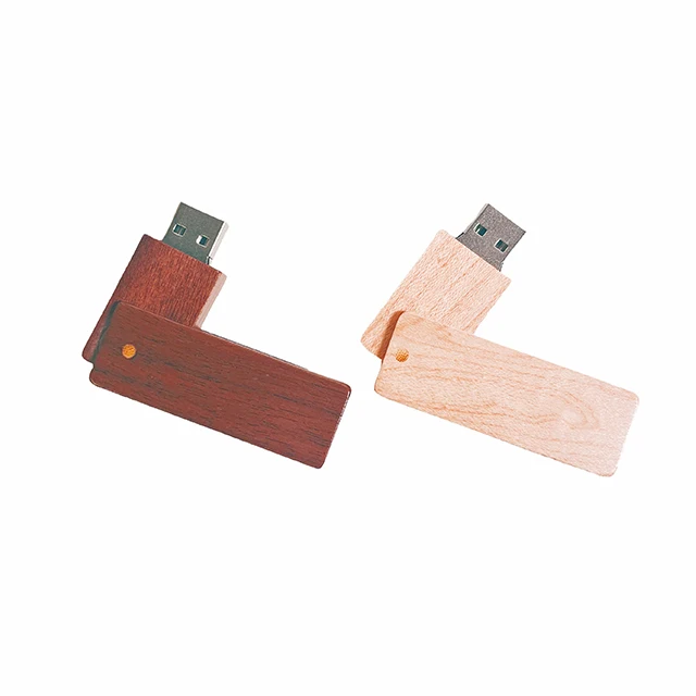 

Rectangle Wooden USB Flash Drive 2.0 1GB 2GB Swivel USB Memory Stick 4GB 8GB Pen Drive 3.0 16GB 32GB Walnut Maple Wedding Gift