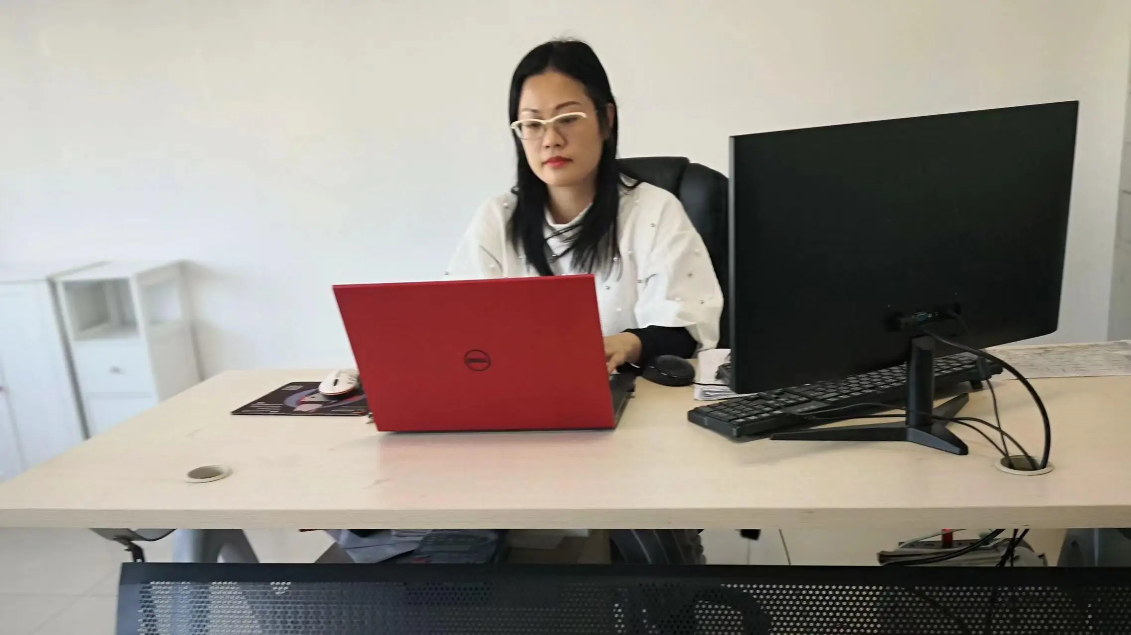 Printer Stand Shelf With Storage Wood Desk Paper Organizer For Home