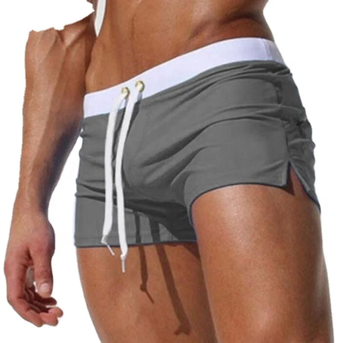 

New style cuecas boxer shorts underwear swimming trunks for men swim, Black,white,green,gray,blue,purple,orange,red