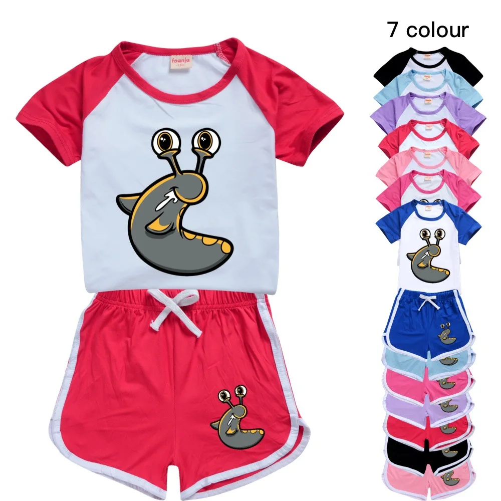 

100-170 T-shirt Shorts Casual Sports Suit 380