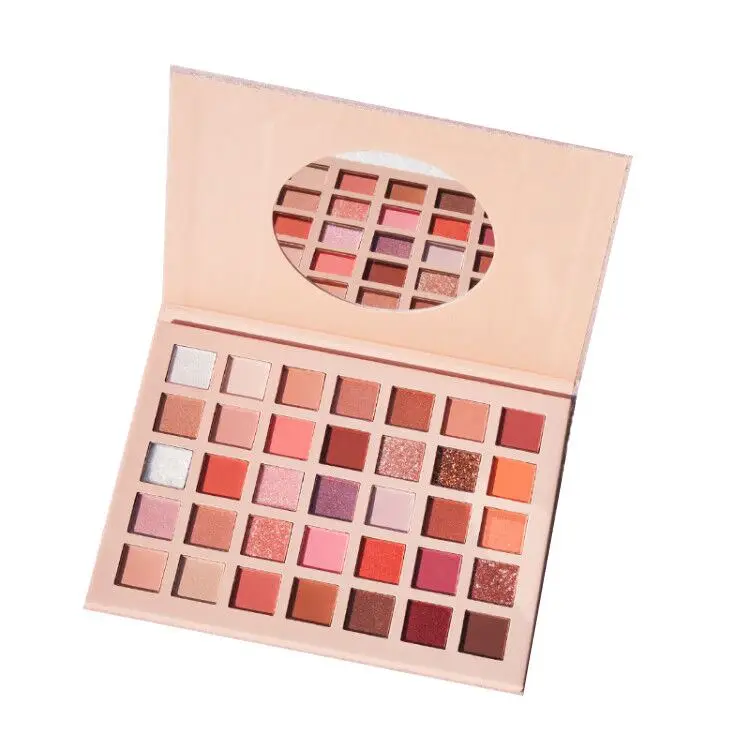 

Ombretto 35 Color Eye Shadow Plate Ins Super Fire Mashed Potato Glitter Sequins Domestic Affordable Eye Shadow, Pink
