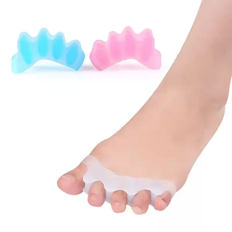 

Bunion Corrector Silicone Pad Foot Care Protect Soft GEL Toe Separator, Transparent or white