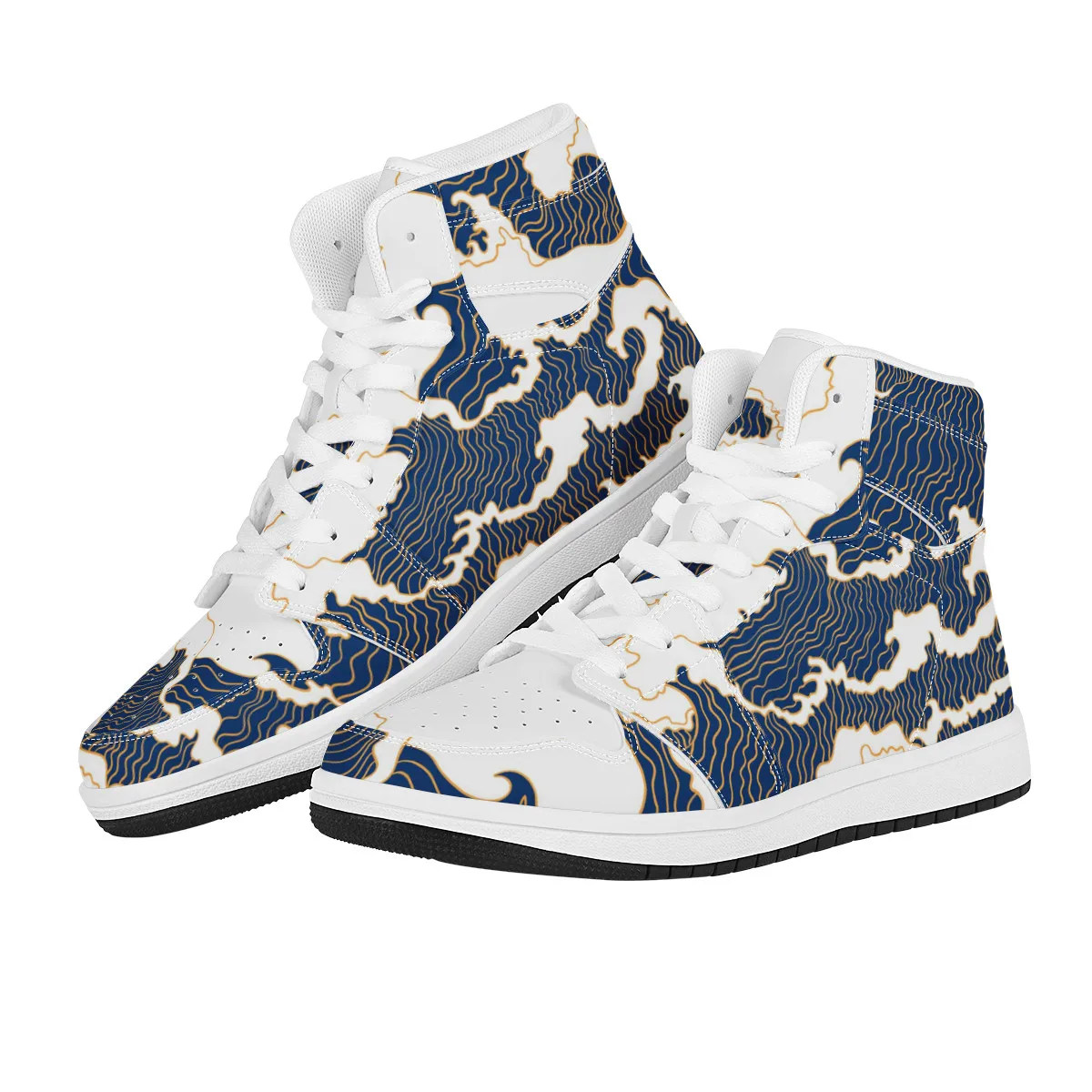 

FORUDESIGNS Fast Delivery High Quality Leather Custom Men High Top Basketball Sport Shoes Printing Logo Women Sneakers