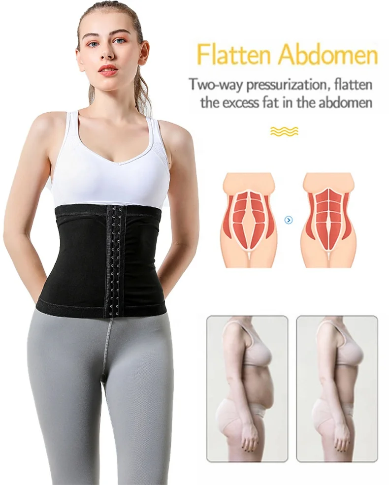 

Women'sSweat Shaper Waist Trimmer With Waist Trainer Sauna Belt For Neoprene-free Waist Cincher For Sauna Slimming Belt, As shown