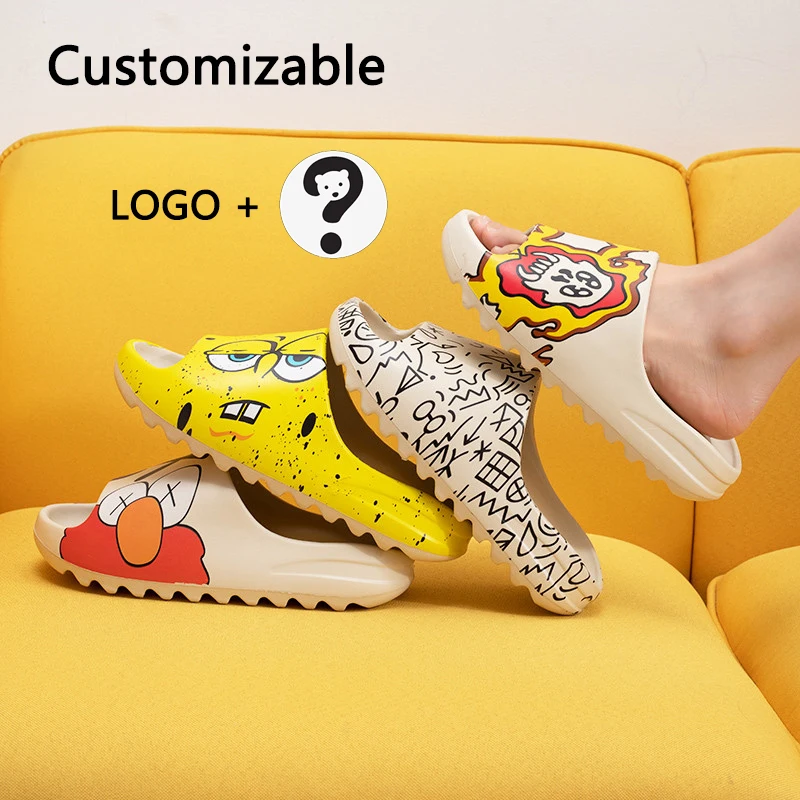 

Slides Designer Sandals Custom Women Slides,Custom Logo Black Slides Sandal Men,Custom Printed Slippers Slides Footwear, Customized color