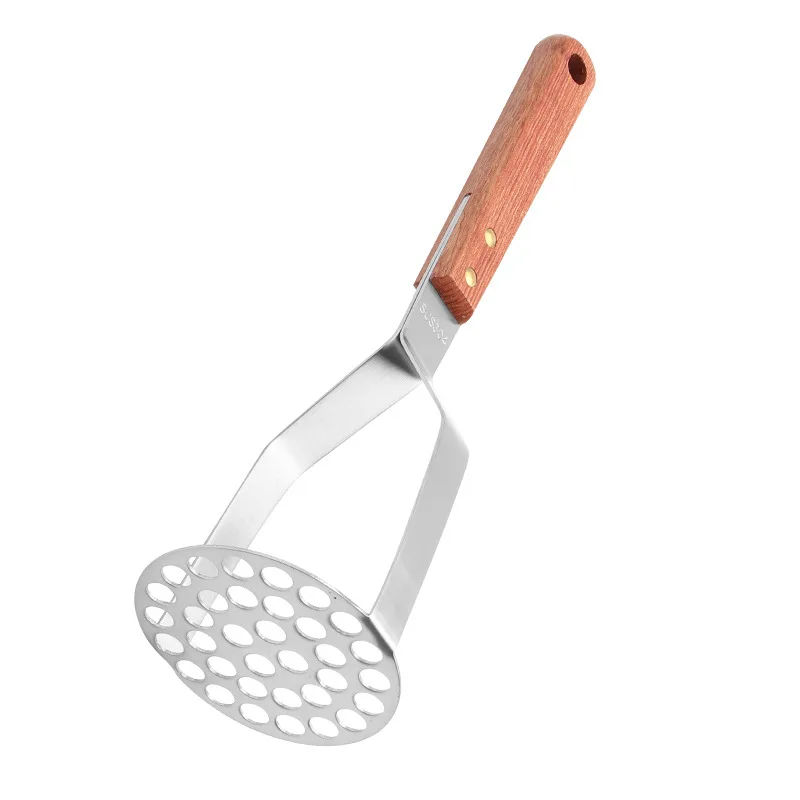 

Wholesale Manual Vegetable Slicer Potato Slices Cutter Stainless Steel Potato Masher, Customized color