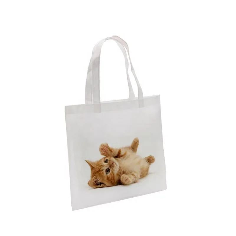 

New Arrival Customized Sublimation Recycle Eco Cotton Tote Shopping Bag Beach Canvas Tote Bag