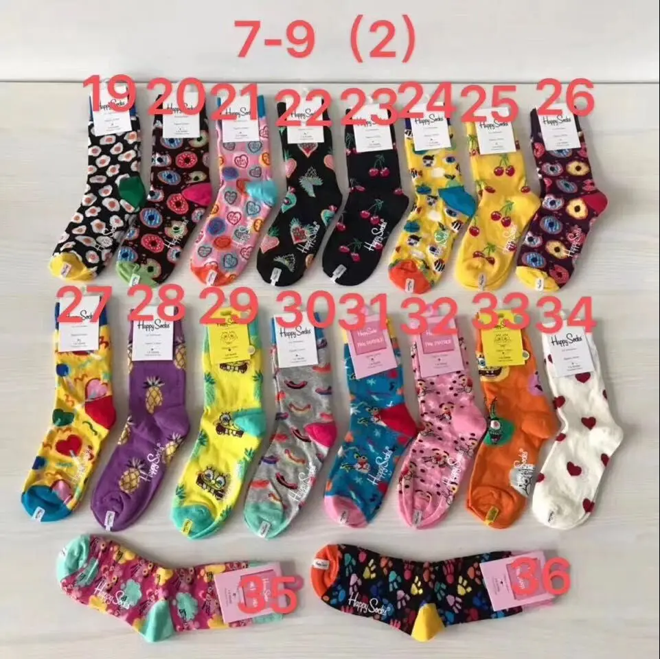 

Mix style personalized fashion children's cotton socks happy socks stock, Mix color