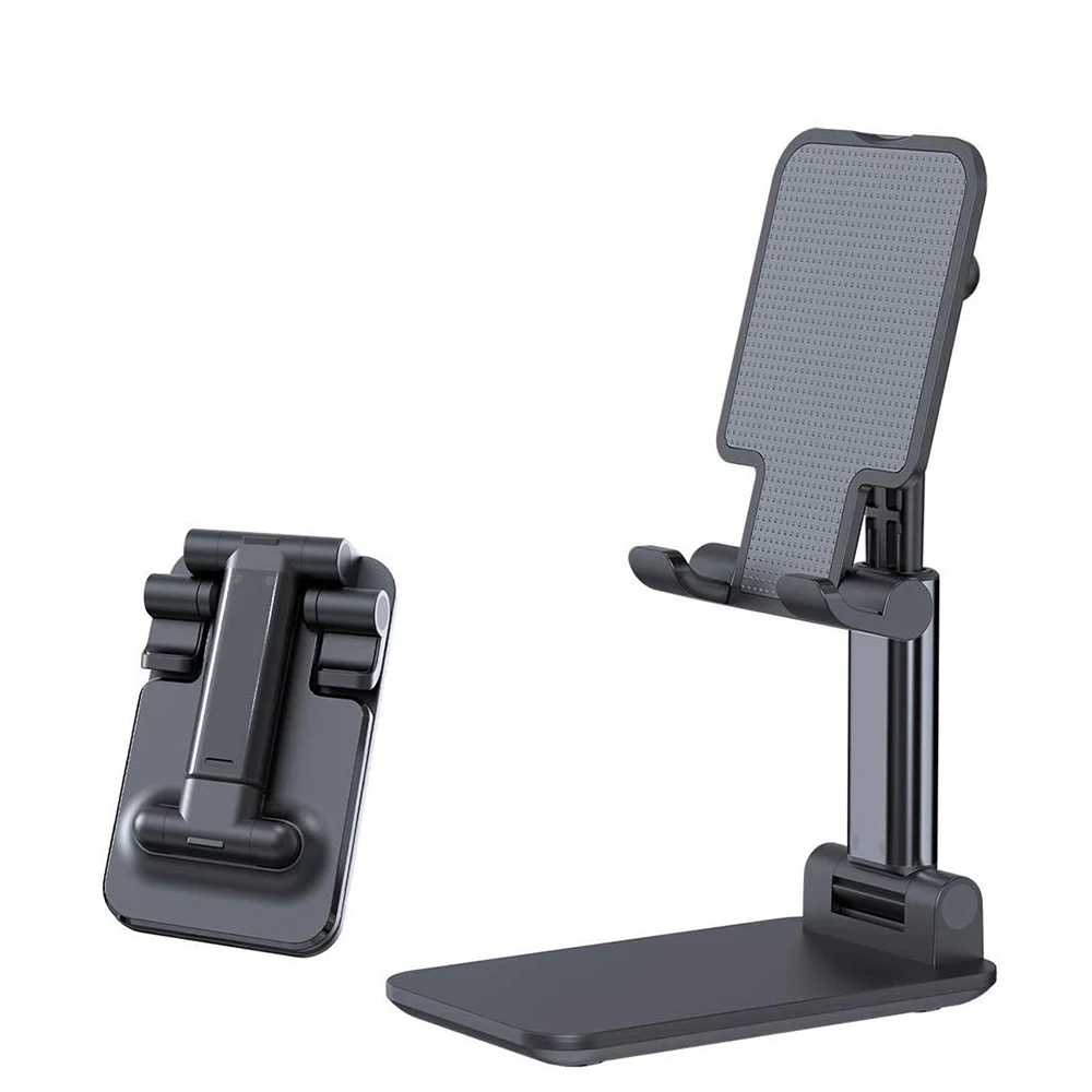 

Adjustable Metal Phone Stand Foldable Portable Holder Cradle Dock for Desk Desktop Tablet Stand, Three kinds