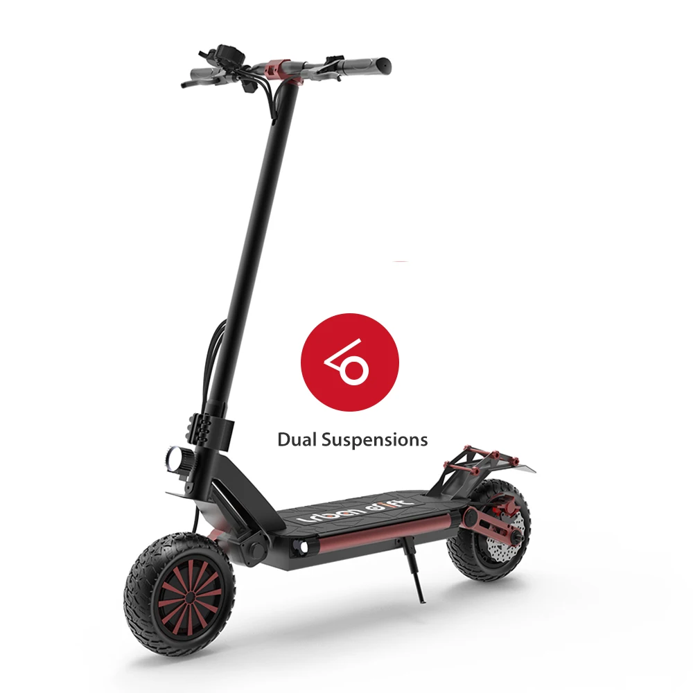

US stock off-road electric scooters 10inch big wheel folding adult 60V 1000W electric scooters dual motor for sale