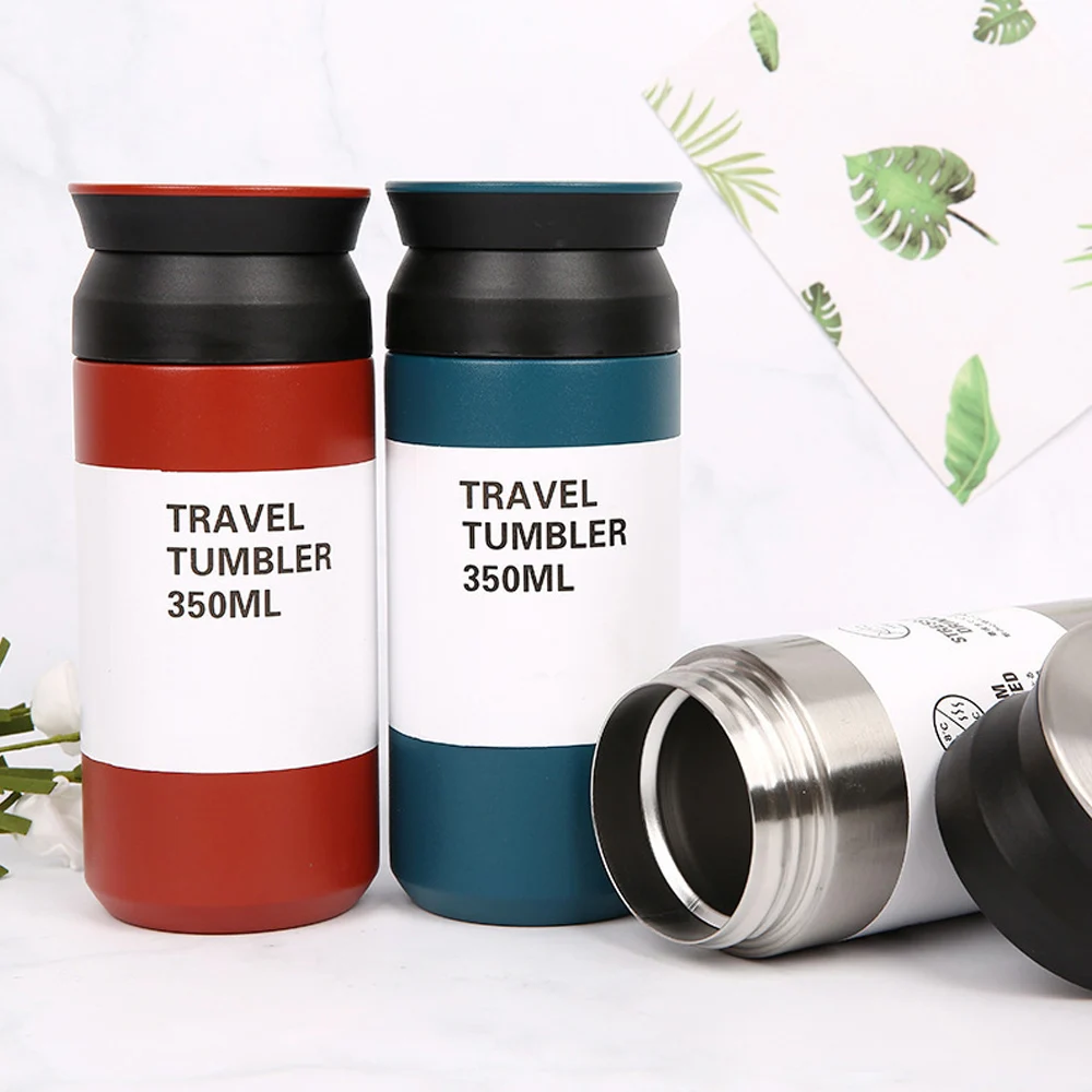 

500ml Double Wall Vacuum Cup Insulated Mug Stainless Steel Travel Coffee Mugs