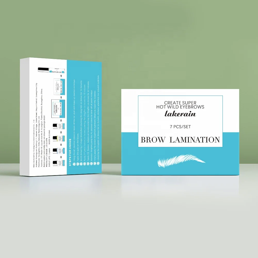 

OEM Private label organic brow lamination satches set brow lamination perm kit lash lift and brow lamination