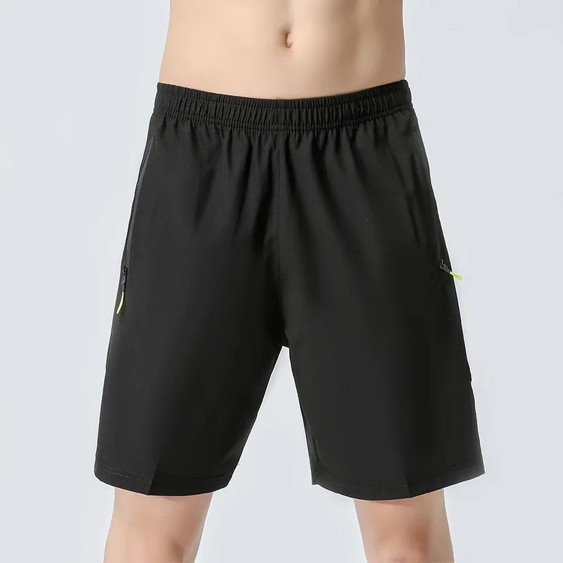 

Wholesales Workout Shorts Fitness Mens Womens Gym Shorts With Zip Pocket