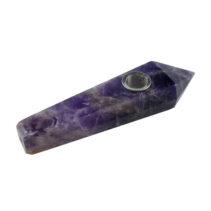 

New product quartz smoking tube dream purple crystal pipe, Colorful
