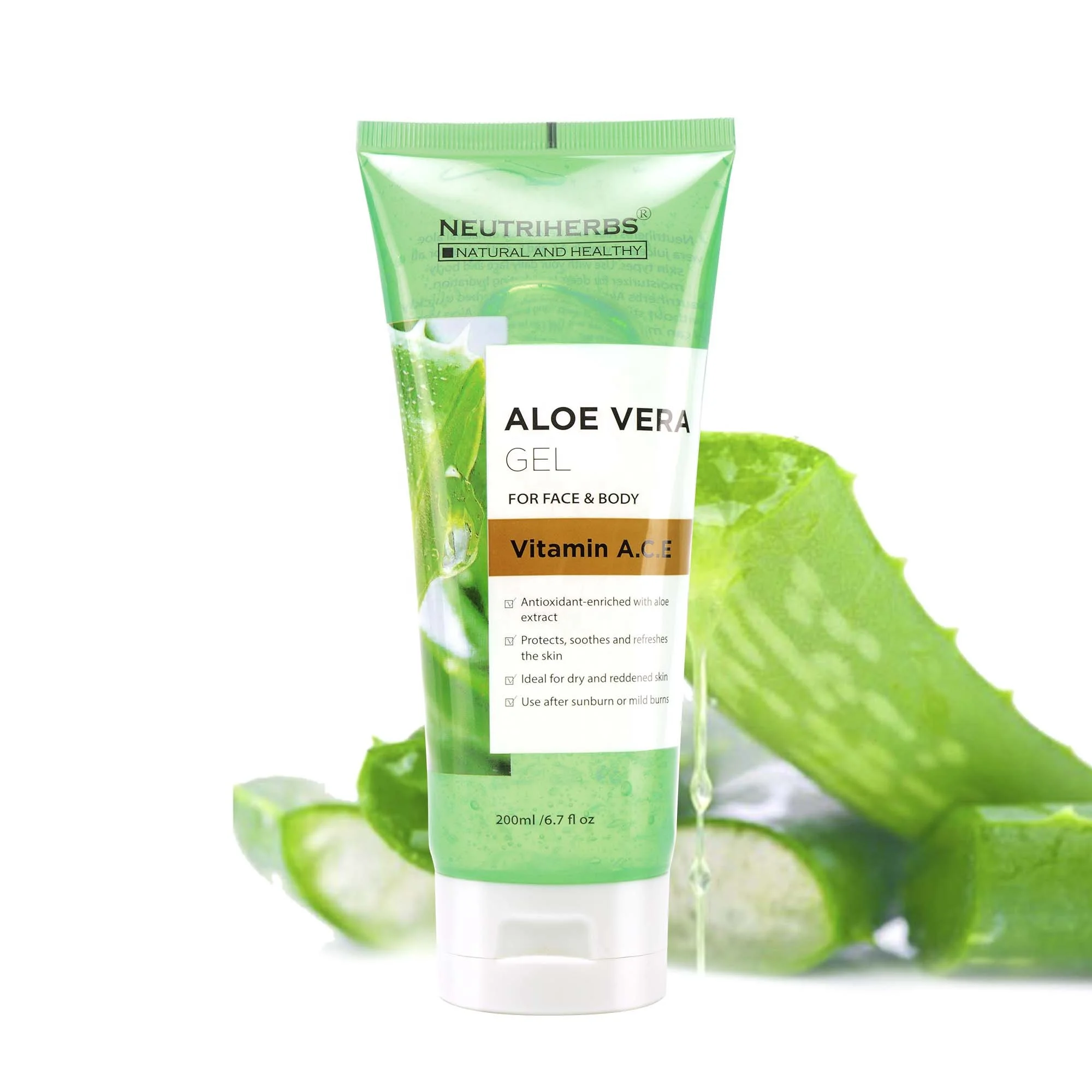 

Private Label Skin Care Whitening Moisturizing Bulk Aloe Vera Gel For Face