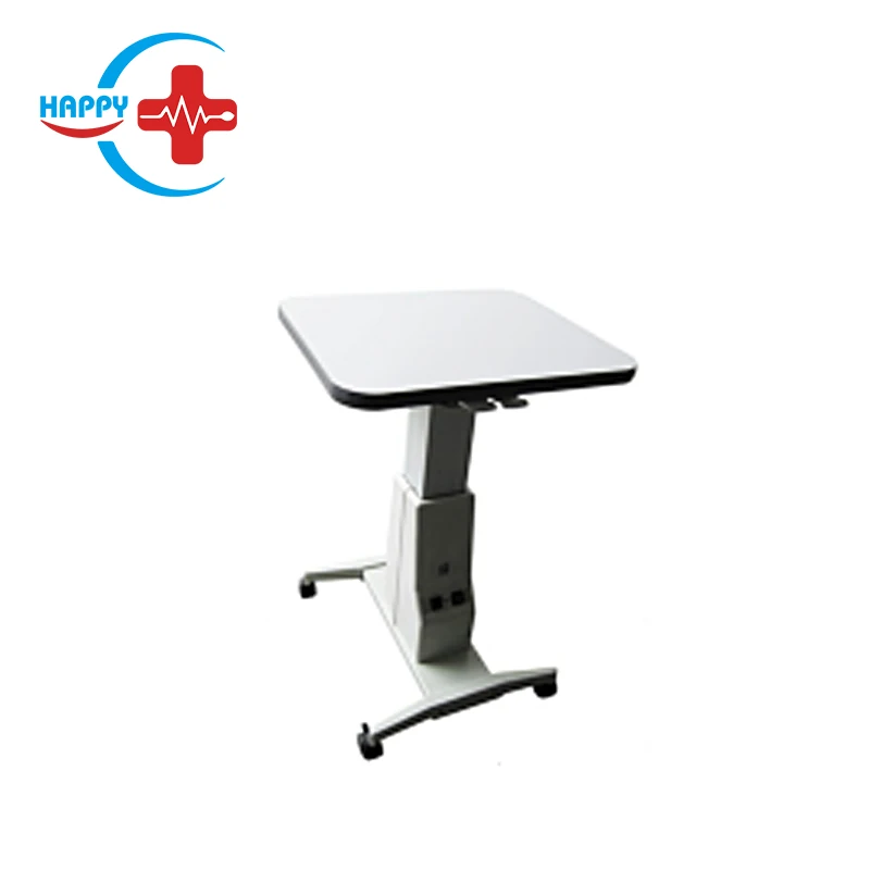 HC-Q022 Best price Electric optometry lift table with drawer / keratometer / tonometer / electric lift table